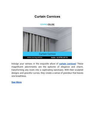 curtain cornices