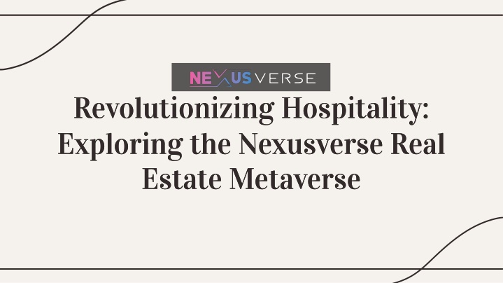 revolutionizing hospitality exploring