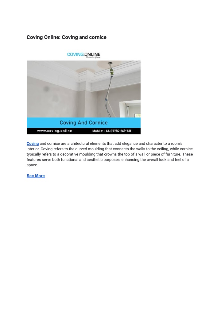 coving online coving and cornice