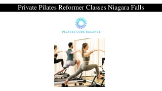 private pilates reformer classes niagara falls