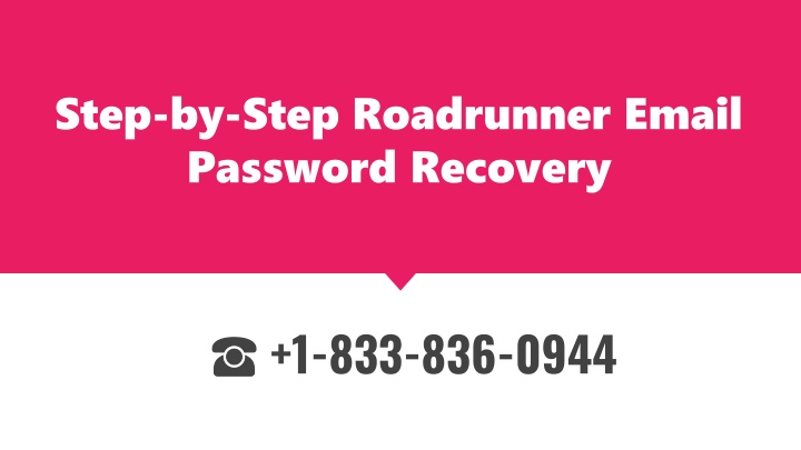 step by step roadrunner email password recovery
