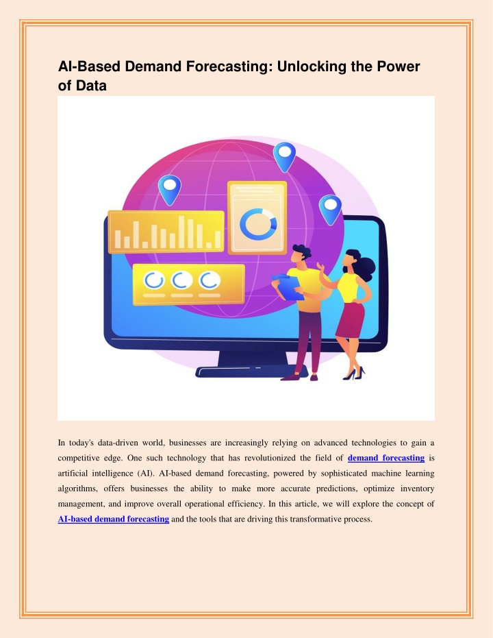 ai based demand forecasting unlocking the power