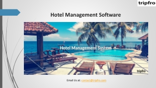 hotel management software