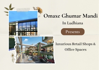omaxe ghumar mandi presents