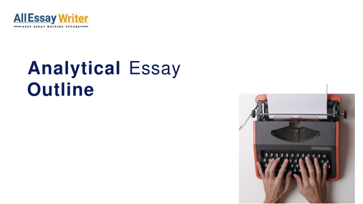 analytical essay outline