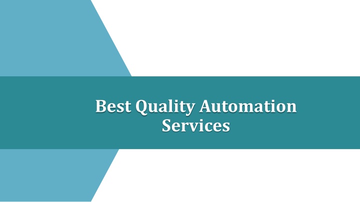 best quality automation services