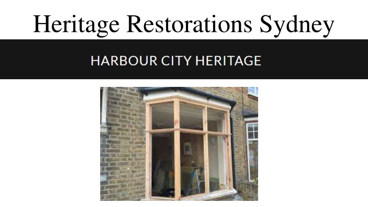 heritage restorations sydney