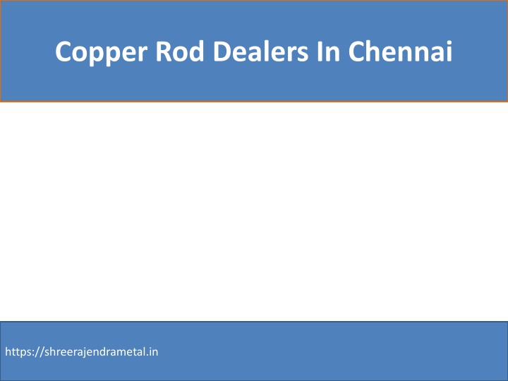 copper rod dealers in chennai