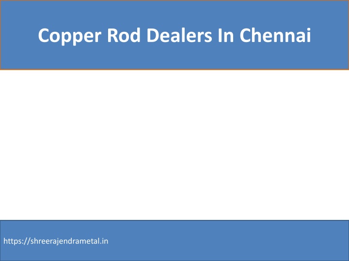 copper rod dealers in chennai