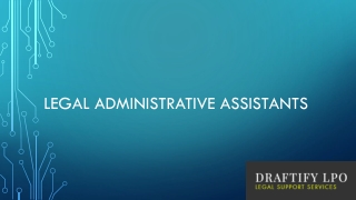 Legal Administrative Assistants