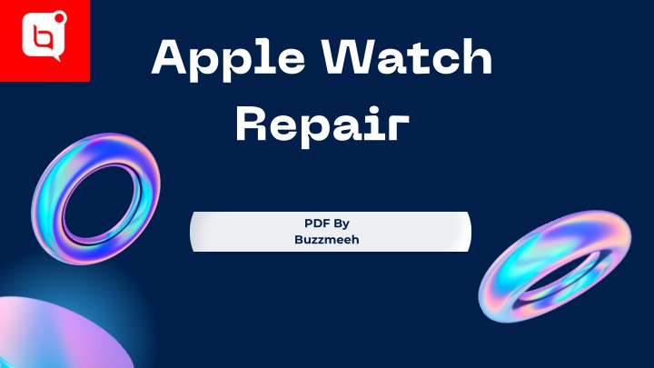 apple watch repair