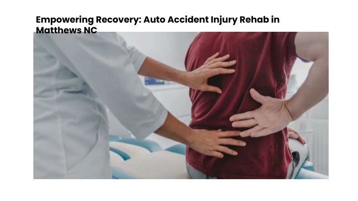 empowering recovery auto accident injury rehab