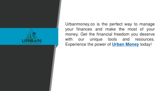 Urban Money Urbanmoney.co
