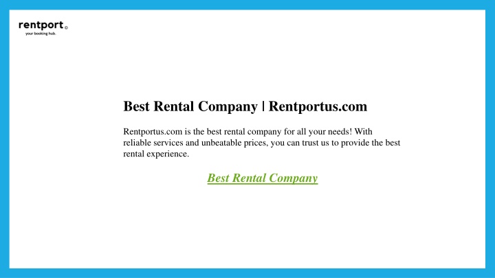 best rental company rentportus com rentportus