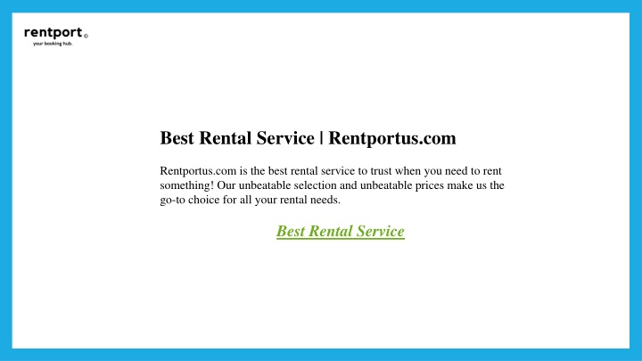 best rental service rentportus com rentportus