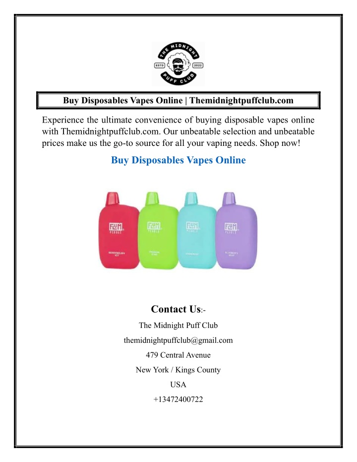 buy disposables vapes online themidnightpuffclub