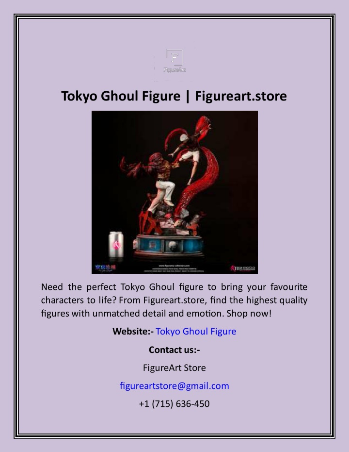 tokyo ghoul figure figureart store