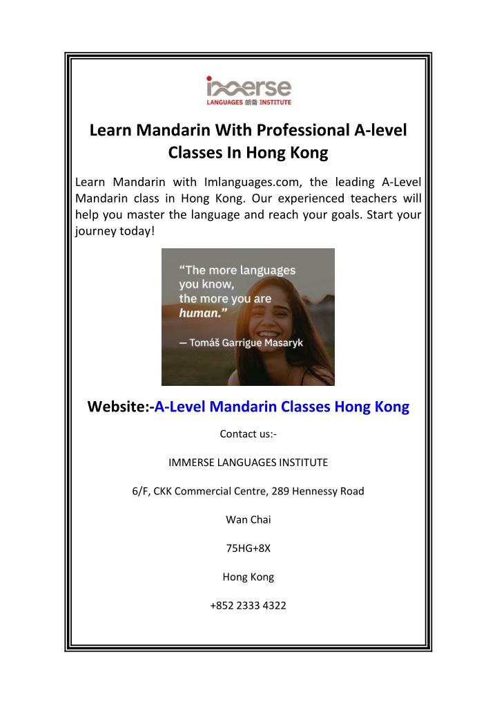 learn mandarin with professional a level classes