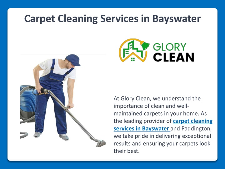 carpet cleaning services in bayswater