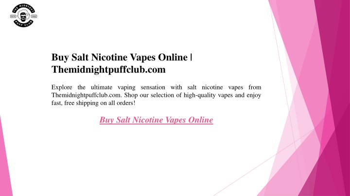 buy salt nicotine vapes online