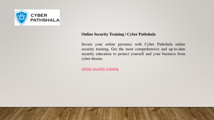 online security training cyber pathshala