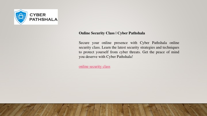 online security class cyber pathshala