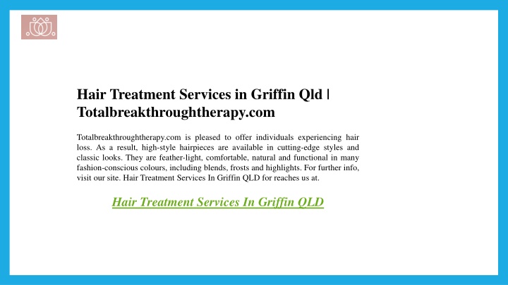 hair treatment services in griffin