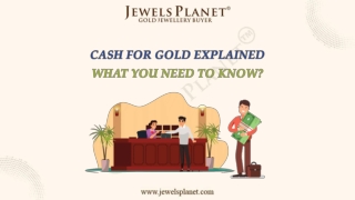 Cash for gold explained: What you need to know