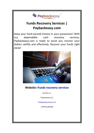 funds recovery services paybackeasy com