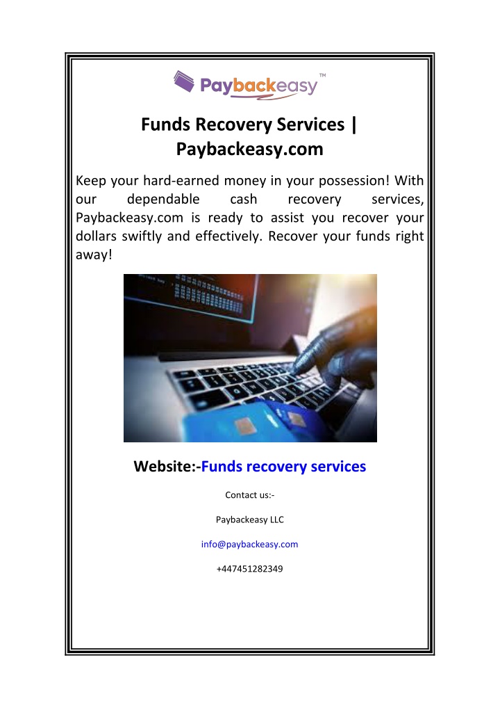 funds recovery services paybackeasy com