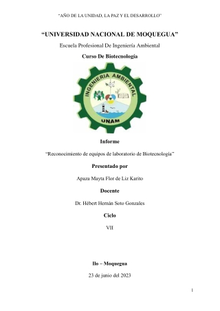 RECONOCIMIENTO DE EQUIPOS DE LABORATORIO