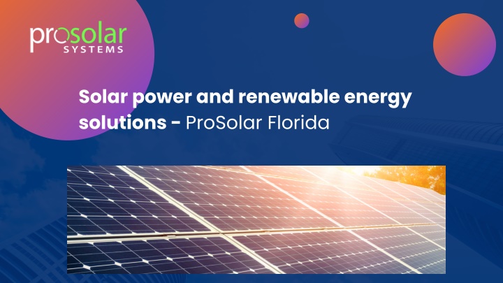solar power and renewable energy solutions