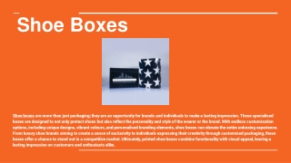 shoe boxes