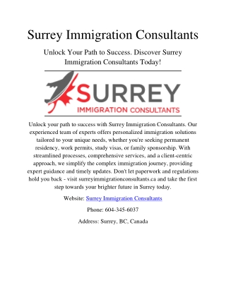 Surrey Immigration Consultants