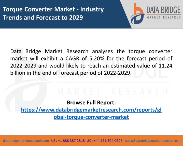 torque converter market industry trends