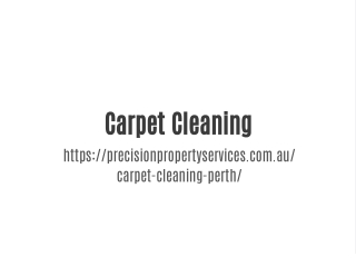 Carpet Cleaning services