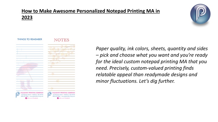 how to make awesome personalized notepad printing