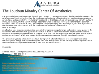 The Loudoun Miradry Center Of Aesthetica