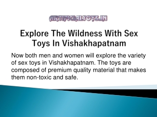 Sex Toys in Vishakhapatnam - Artificialtoys | Call:  919716804782