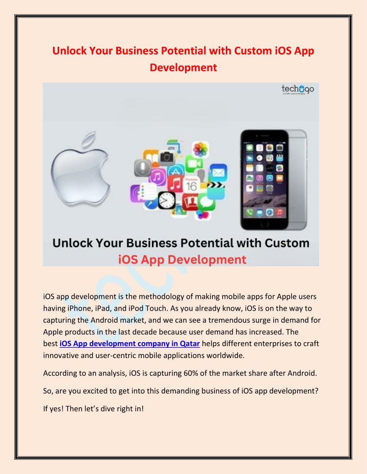 unlock your business potential with custom