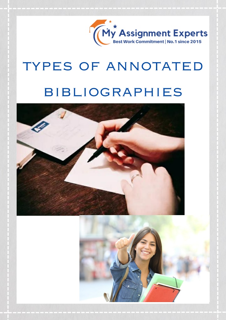 types of annotated bibliographies