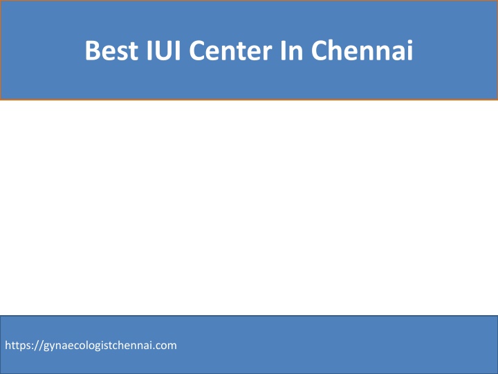 best iui center in chennai