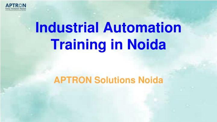 industrial automation training in noida