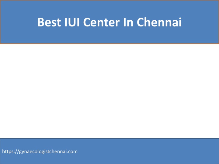 best iui center in chennai