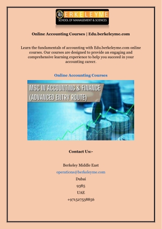 online accounting courses edu berkeleyme com