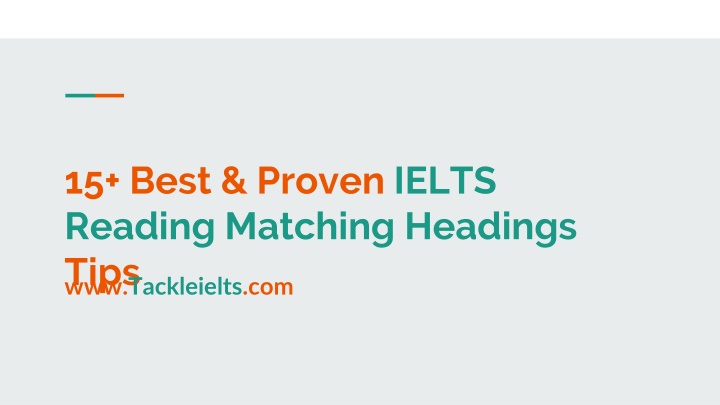 15 best proven ielts reading matching headings tips