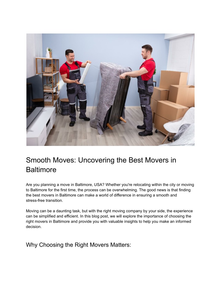 smooth moves uncovering the best movers