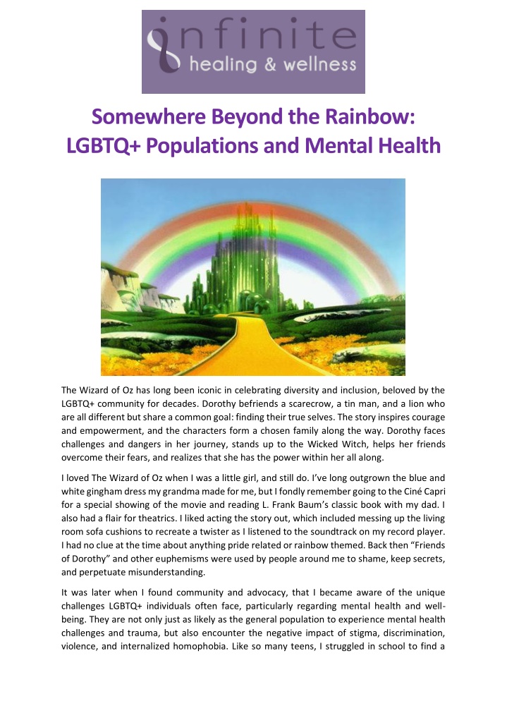 somewhere beyond the rainbow lgbtq populations