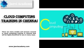 Cloud Computing Training In Chennai