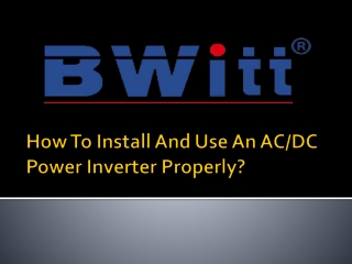 How To Install AC to DC Power Inverter - Rackinverter.com